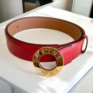 Celine Leather Belt
